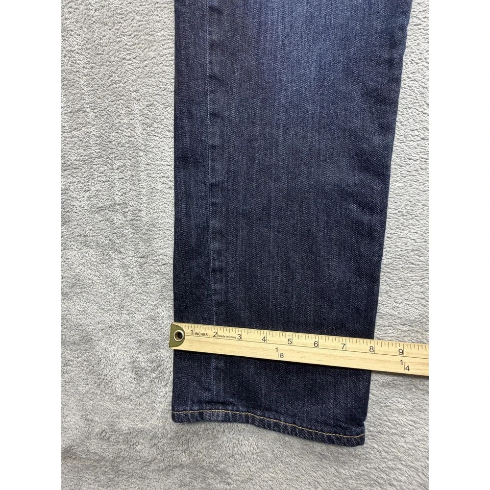 Lucky Brand 410 Jeans Mens Measured 38x32 Dark‎ Wash Blue Athletic Slim
